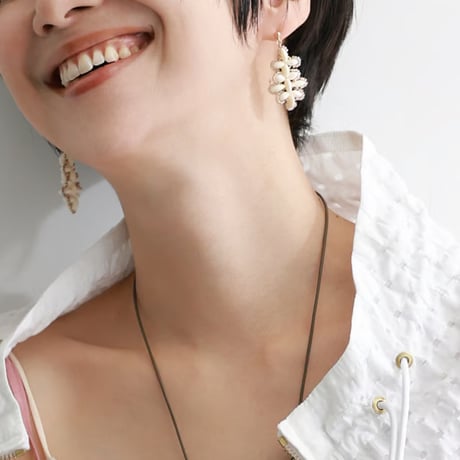 【SALE｜追加】ハンドワークピアス/イヤリング｜25-2-015-P/E