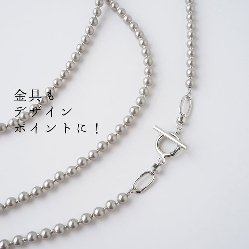 着け方自由自在!「使える」2本セットのパールネックレス | CO  