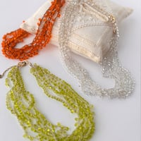 【SALE｜追加】透明感のボリュームネックレス｜25-2-011-SNE