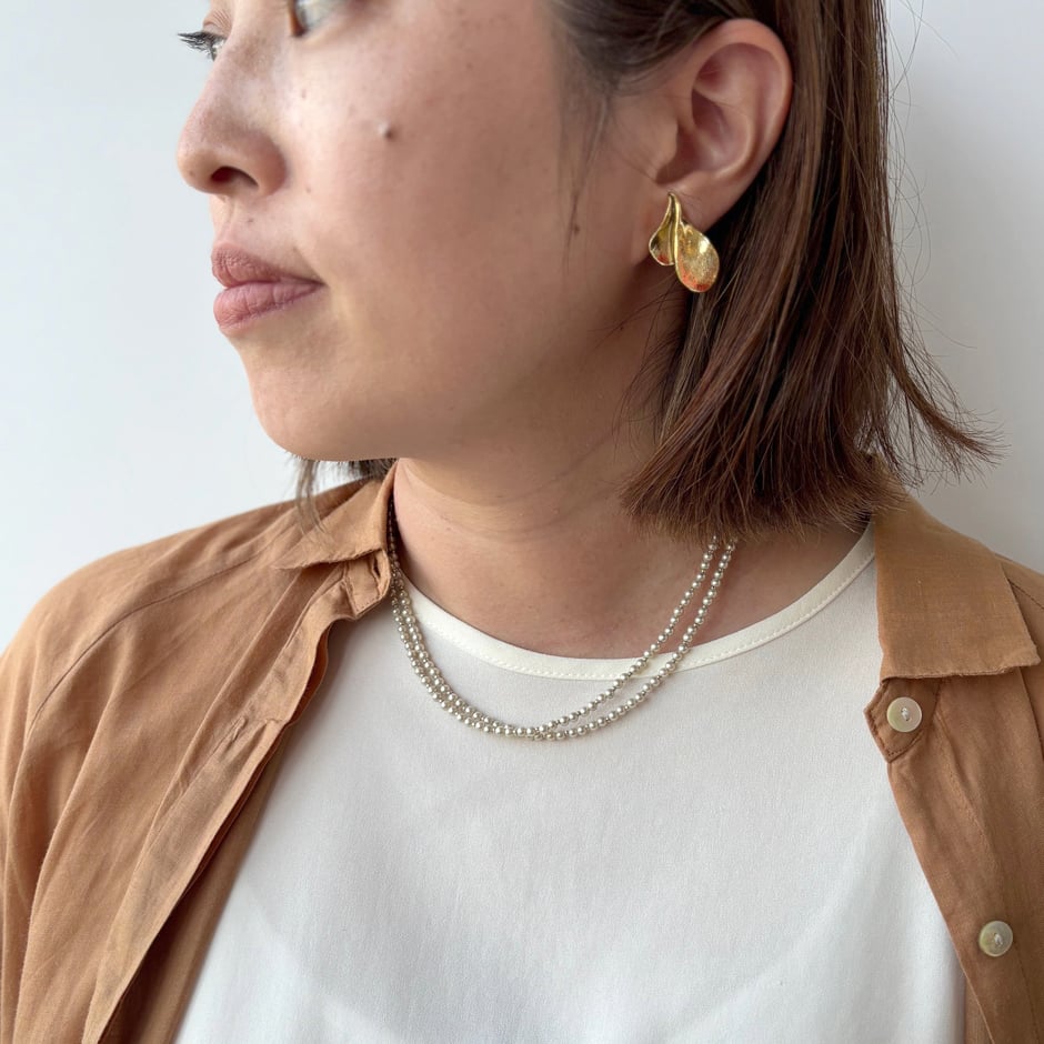 シェルパール ネックレスとイヤリング Jewel closet by L&Co. ネックレス 貝パール/シェルパール ネックレス