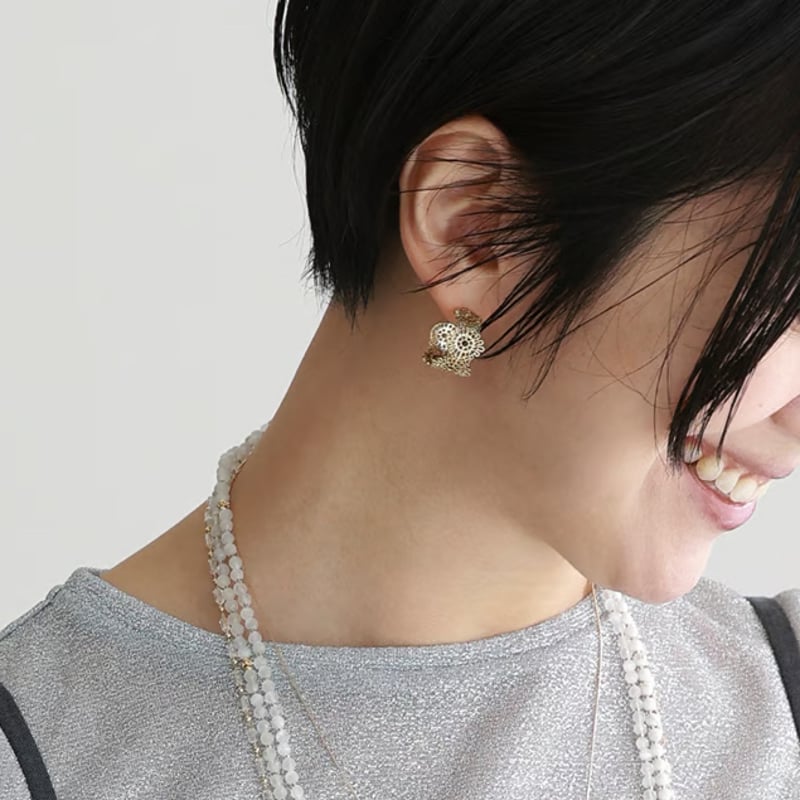 透かしフープのピアス/イヤリング｜25-2-012-P/E | CO＊STARRING