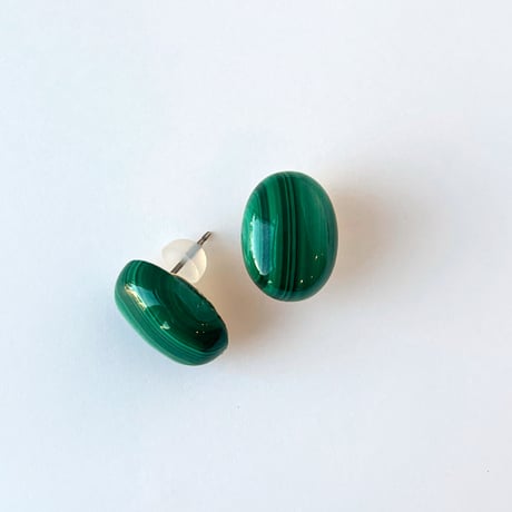 天然石カボション　ピアス&イヤリング