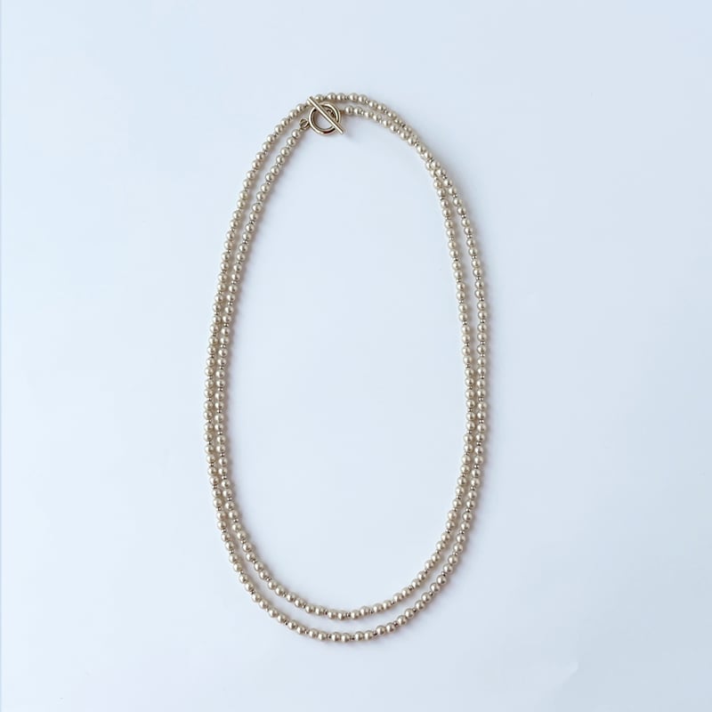 チャーム付シェルパールのロングネックレス | CO＊STARRING ONLINE-SHOP