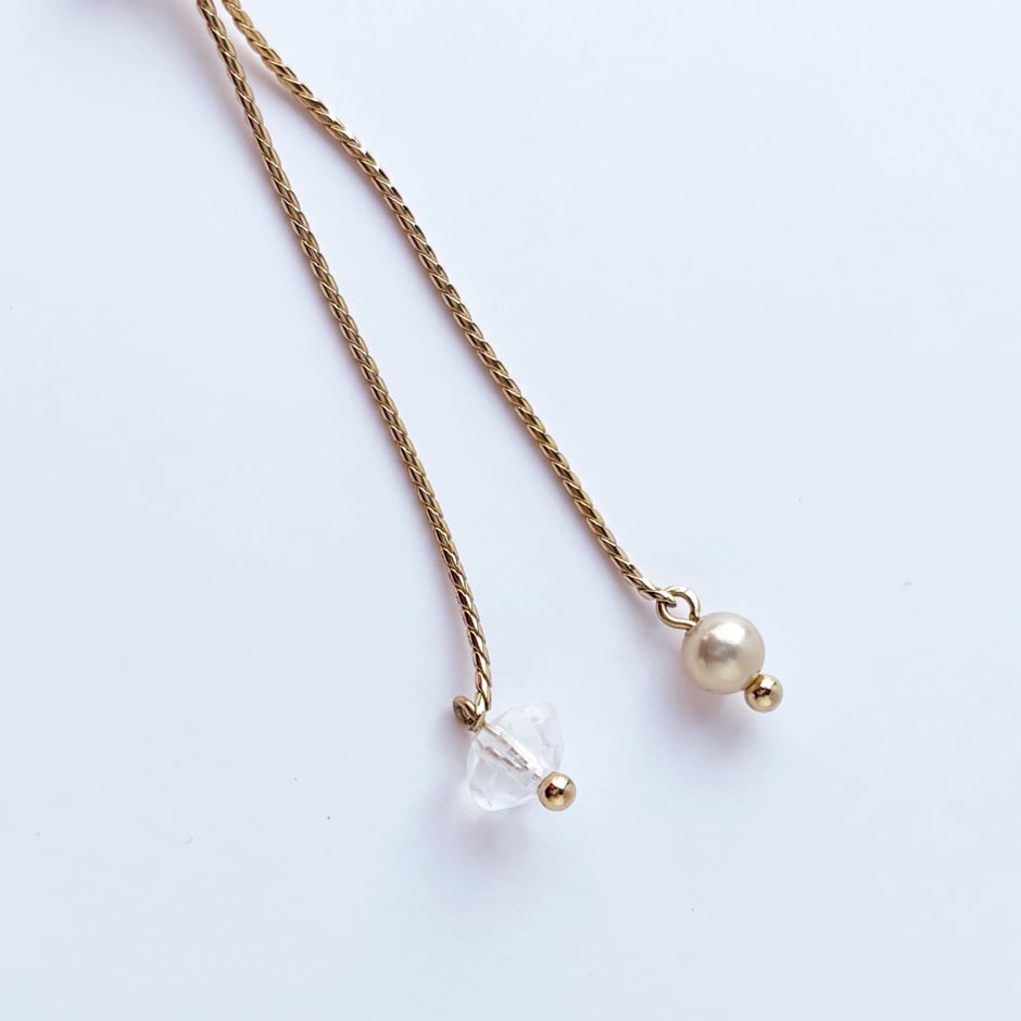 【新品未使用】最終値下げ✧DTL 2way パールネックレス 限定品 GLOBAL WORK ネックレス 2連淡水パールネックレス/985790