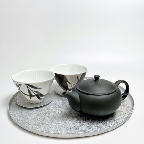 【期間限定作品】牧野広大-ムーントレイ LL-ホワイト/Koudai Makino- Moon Tray LL- white