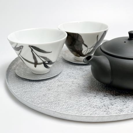 【期間限定作品】牧野広大-ムーントレイ LL-ホワイト/Koudai Makino- Moon Tray LL- white