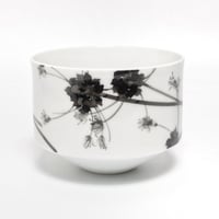 hakuji 白磁 碗 -野蒜 |White Porcelain bowl -Nobiru/Wild rocambole