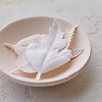 HA KO /葉っぱのお香  6枚　箱入皿付/Paper Incense  6pcs with Ceramic Tray