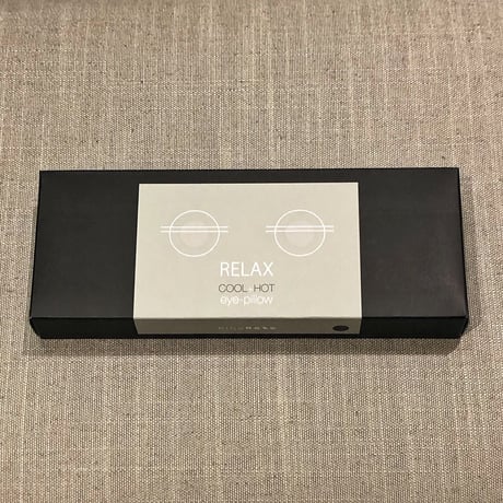 RELAX eye pillow-Black/リラックスアイピロー黒