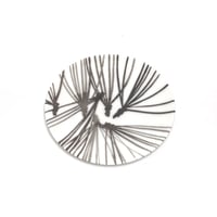 hakuji 白磁 豆皿 -松葉|White Porcelain mamezara-Small Dish Plate/Pine Needle