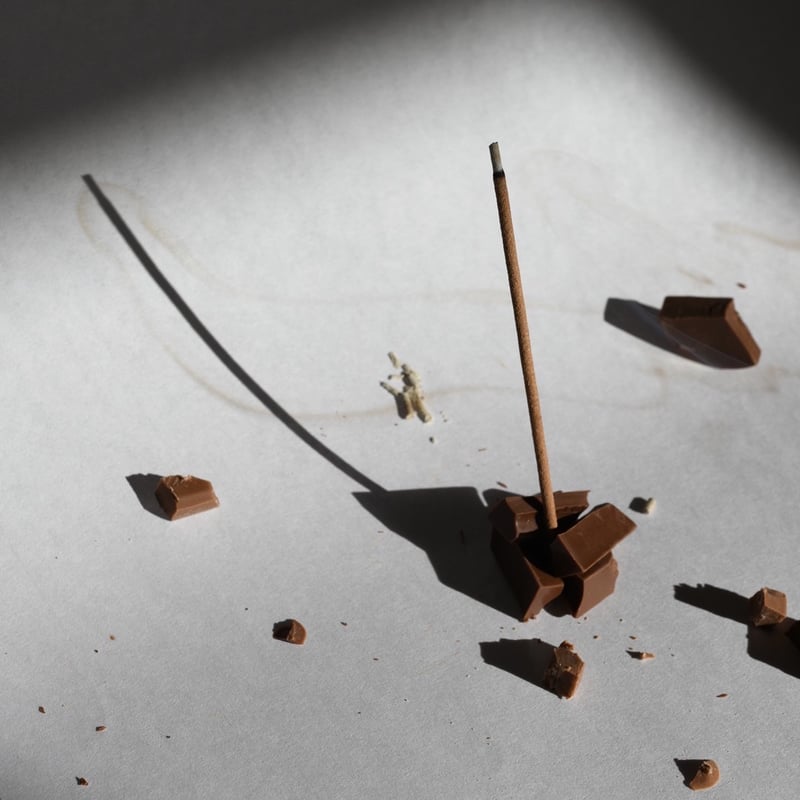 東京香堂】お香 -Incense CACAO (真鍮製香立て付）by TOKYO KODO