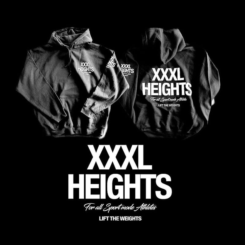 XXXL HEIGHTS'' プルオーバーパーカー | XXXL SPORT ONLINE...