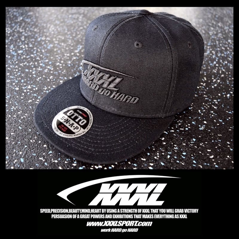 XXXL''OTTO CAP 3D ALL BLACK | XXXL SPORT ONLI...