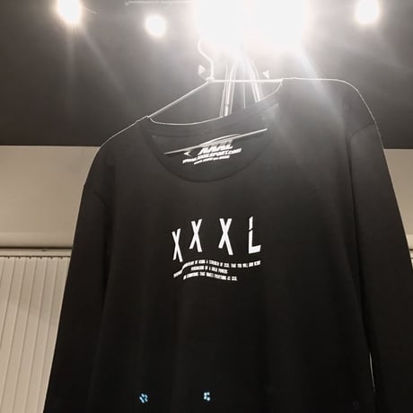 ''XXXL''UネックロングTシャツ