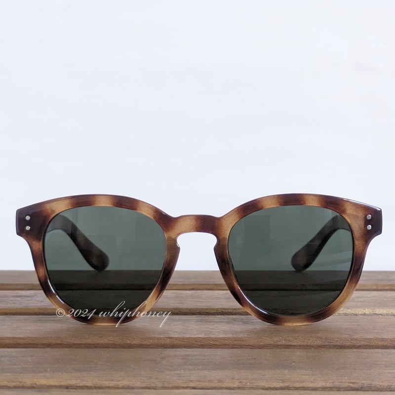 シティボストン サングラス デミブラウンフレーム グリーンスモーク