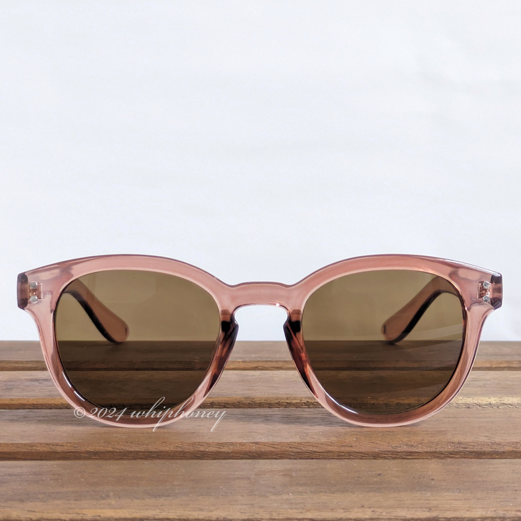 シティ ボストン サングラス クリアブラウンフレーム ライトブラウン