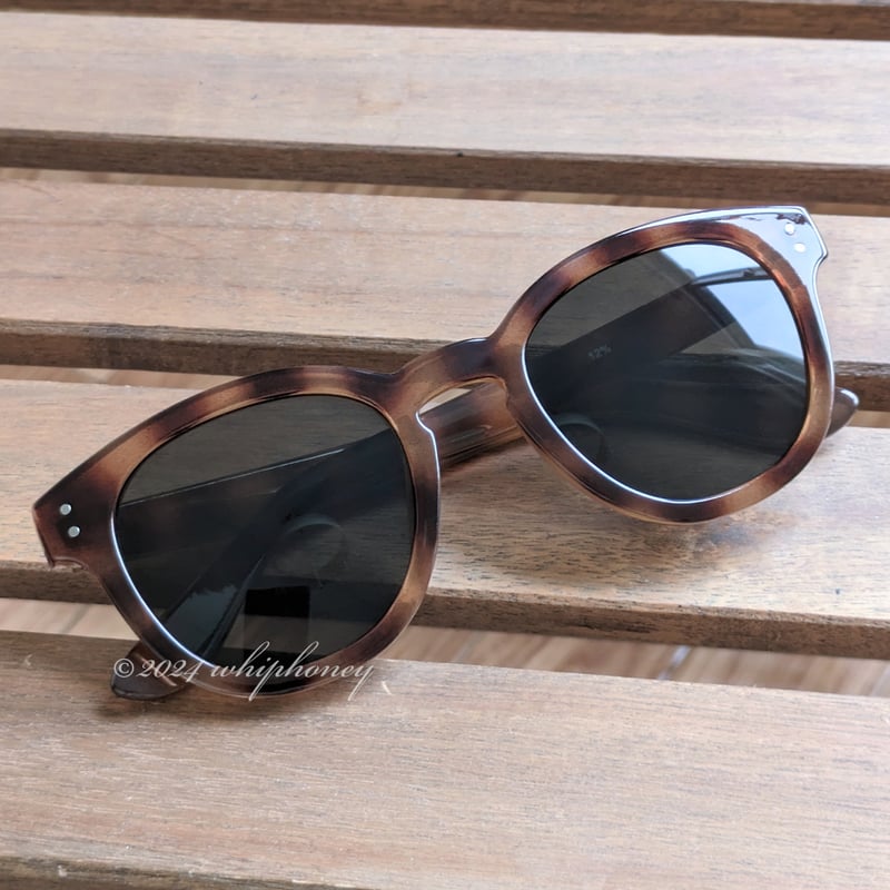 シティボストン サングラス デミブラウンフレーム グリーンスモーク