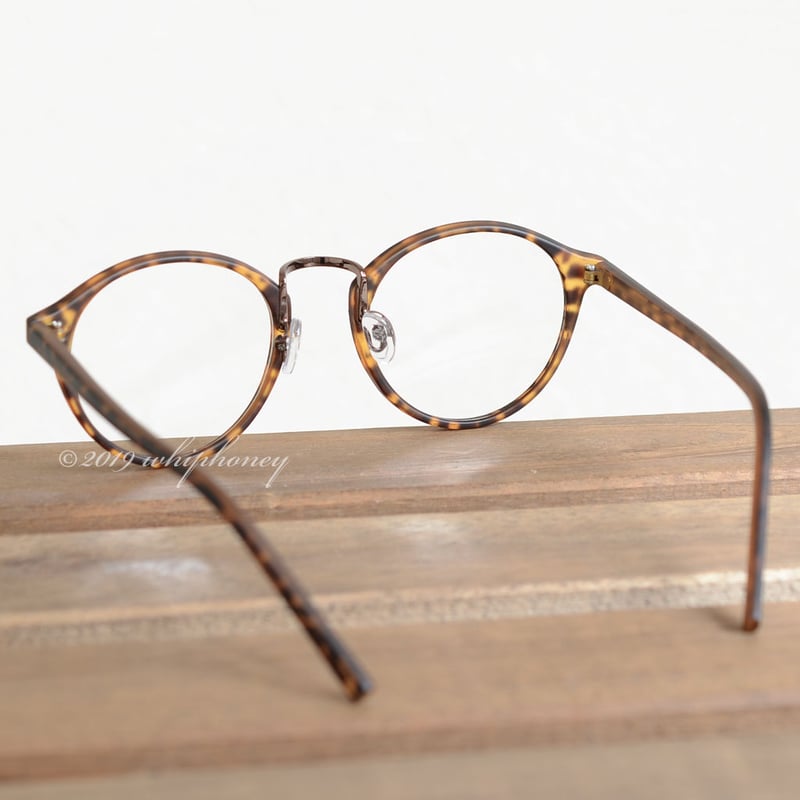 サングラス ラウンドボストンだて眼鏡 マットデミブロンズ フレーム