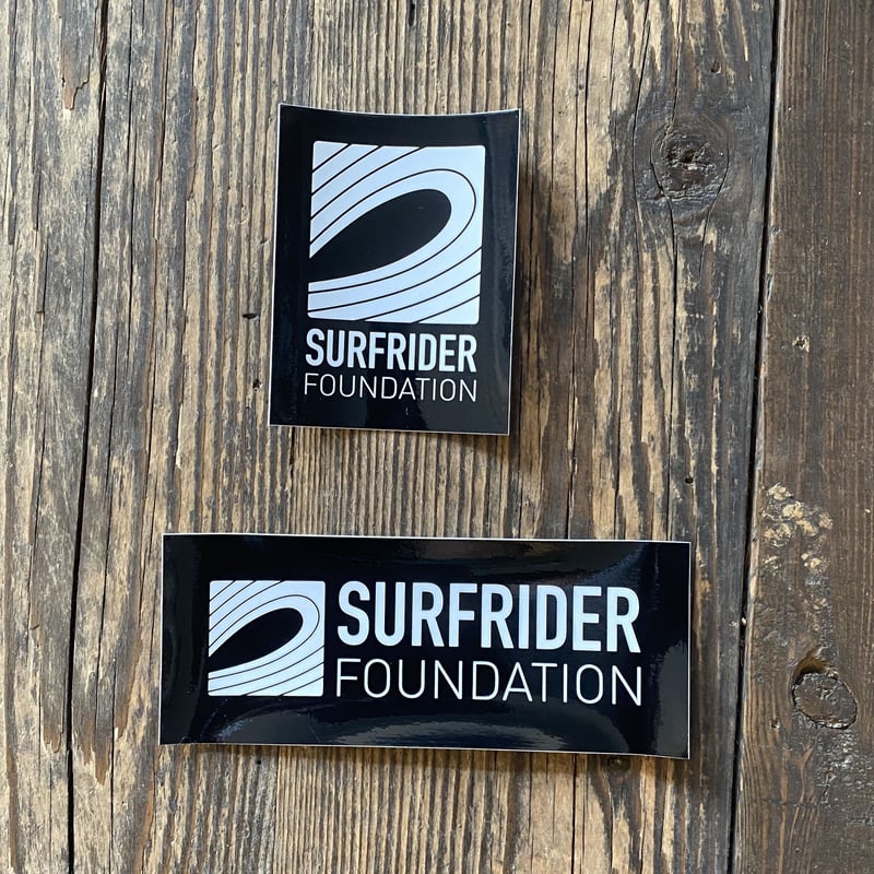 SURFRIDER FOUNDATION ステッカー Black & White | Surf...