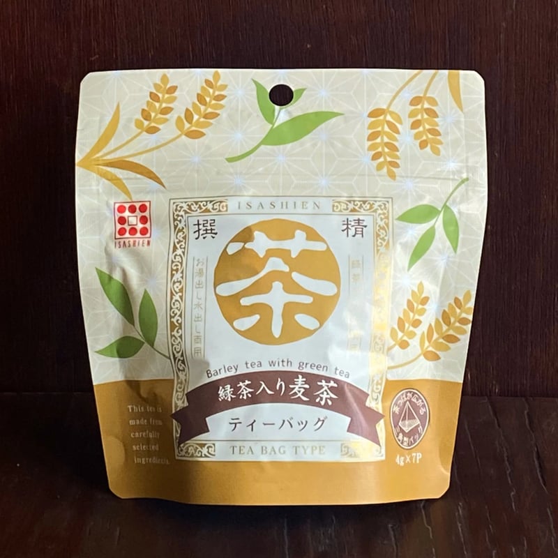 丸茶シリーズmini】緑茶入り麦茶4gx7p | お茶のいさし園
