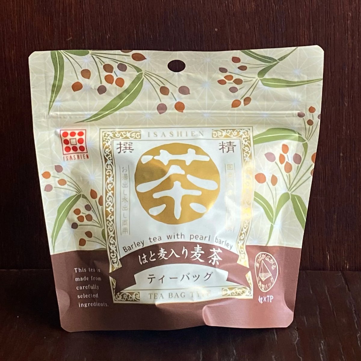 丸茶シリーズmini】はと麦入り麦茶4gx7p | お茶のいさし園