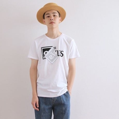 "Roots" S/S tee  #White