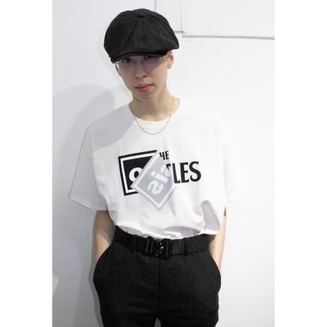 "Roots" S/S tee  #White