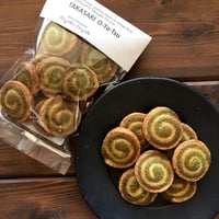 高崎地粉と抹茶のうずまきクッキー
