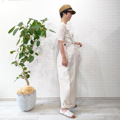 DFLP001-243 サスペンダー付きデニムパンツ