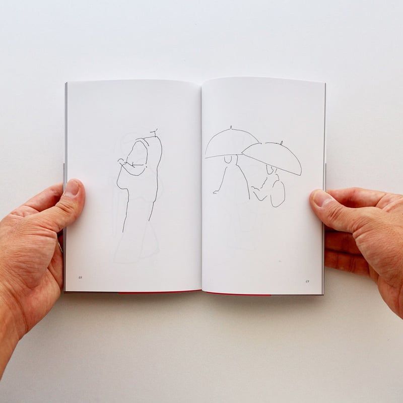 中村美和子 ドローイング集 チャリをこぐ人あるく人など のカタログ