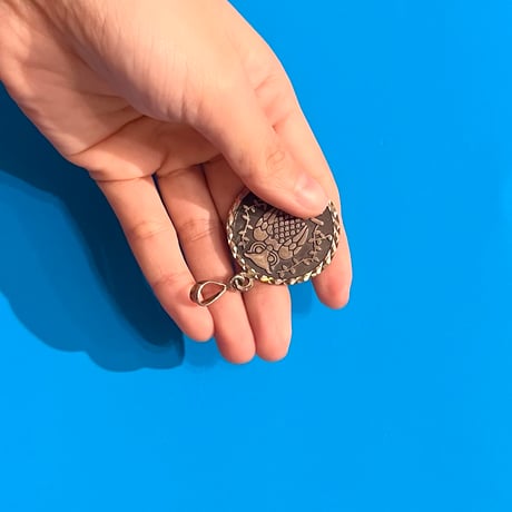 Mexico silver / "owl" pendant top