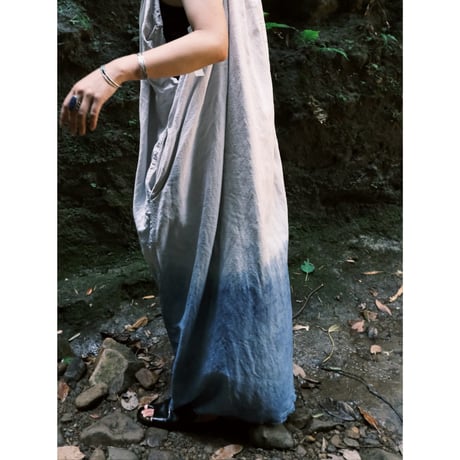 eski.  original dress / overdye "plain×blue"