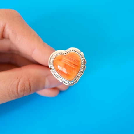 navajo / "heart" ring