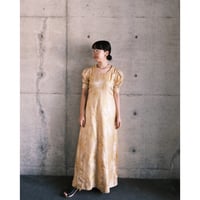 embroidery gold dress