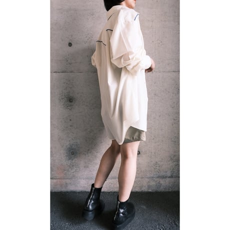 western shirt / white