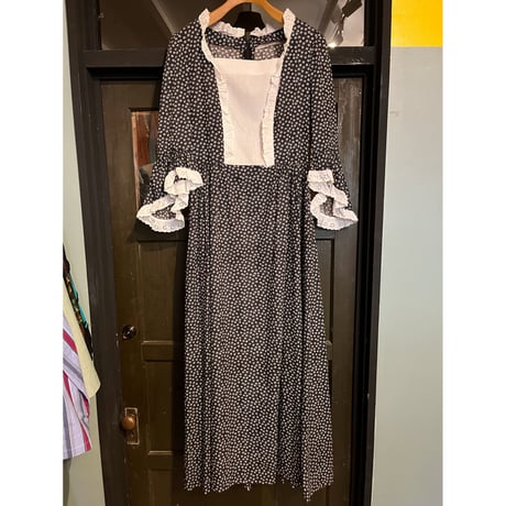 70s special vintage / bell sleeve floral dress