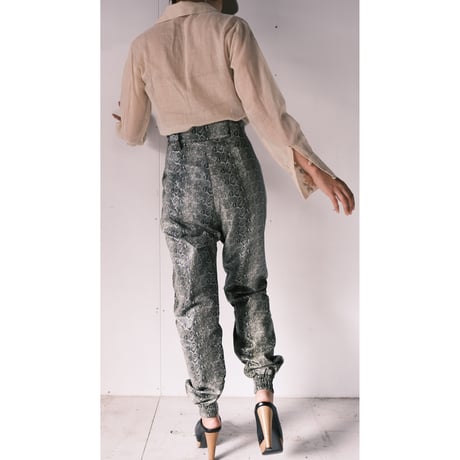 see-through embroidery shirt