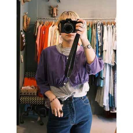 tyrol blouse / overdye "purple"