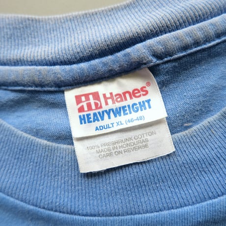 Hanes / print tee / blue