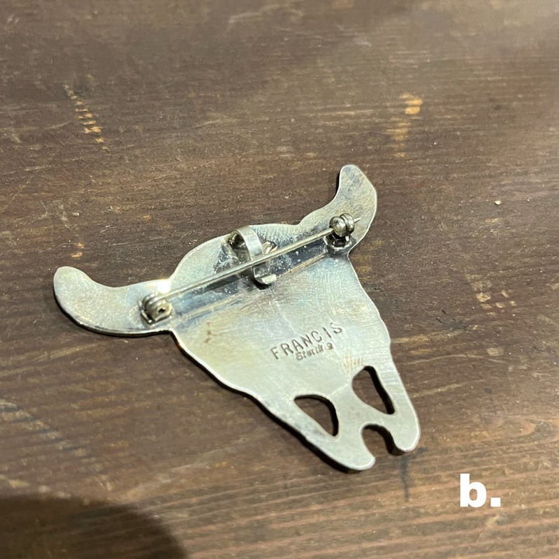 メルヴィンフランシスバッファローブローチ ヴィンテージ