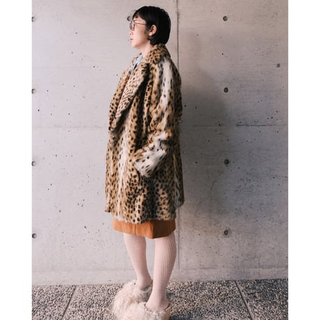 60-70s leopard coat