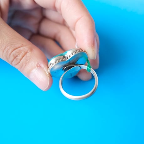 navajo / Heart  turquoise ring