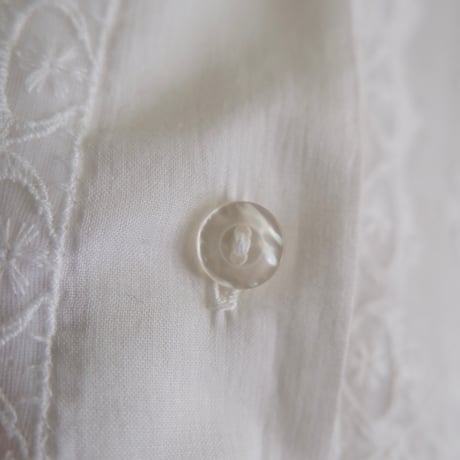 cotton shirt dress with lace