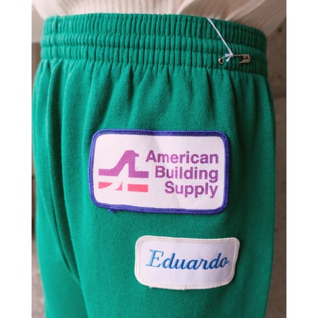sweat pants with patch