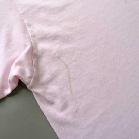 old print tee "cat" / pink