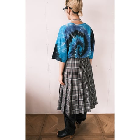 tie-dye big tee / blue
