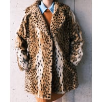 60-70s leopard coat