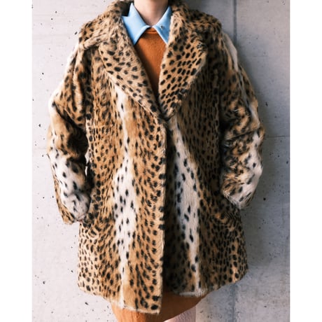60-70s leopard coat