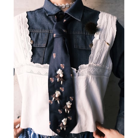 antique cotton short tops