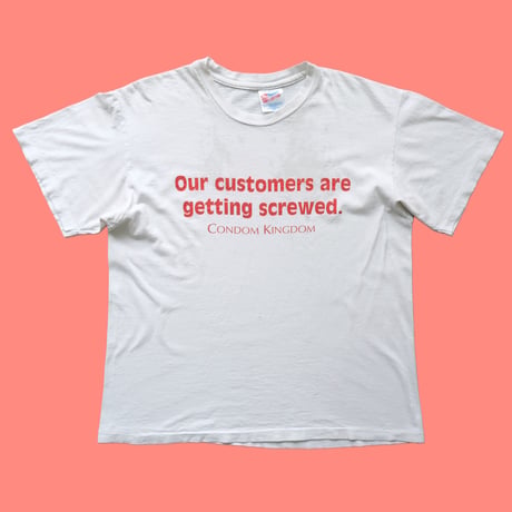 Hanes / olp print tee / white
